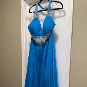 Blue prom dress!